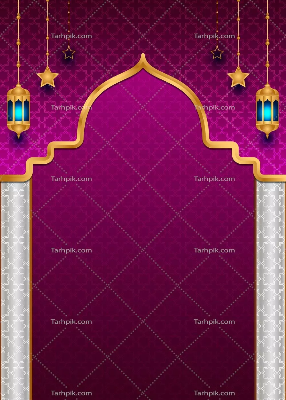 عکس پس زمینه ای زیبا از ماه رمضان و عید فطر با طراحی خاص و جذاب
