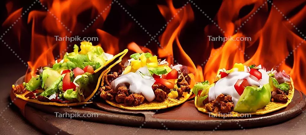 عکس غذاهای مکزیکی خوشمزه: تجربه طعم های بی نظیر و رنگارنگ