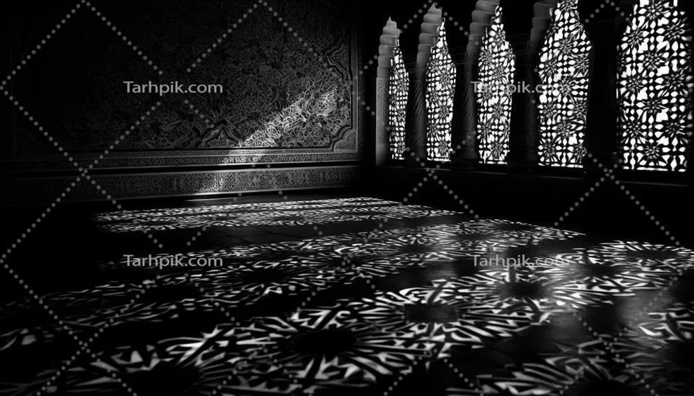 عکس طراحی داخلی خانه ای شرقی با روحیه باستانی و تزئینات زیبا
