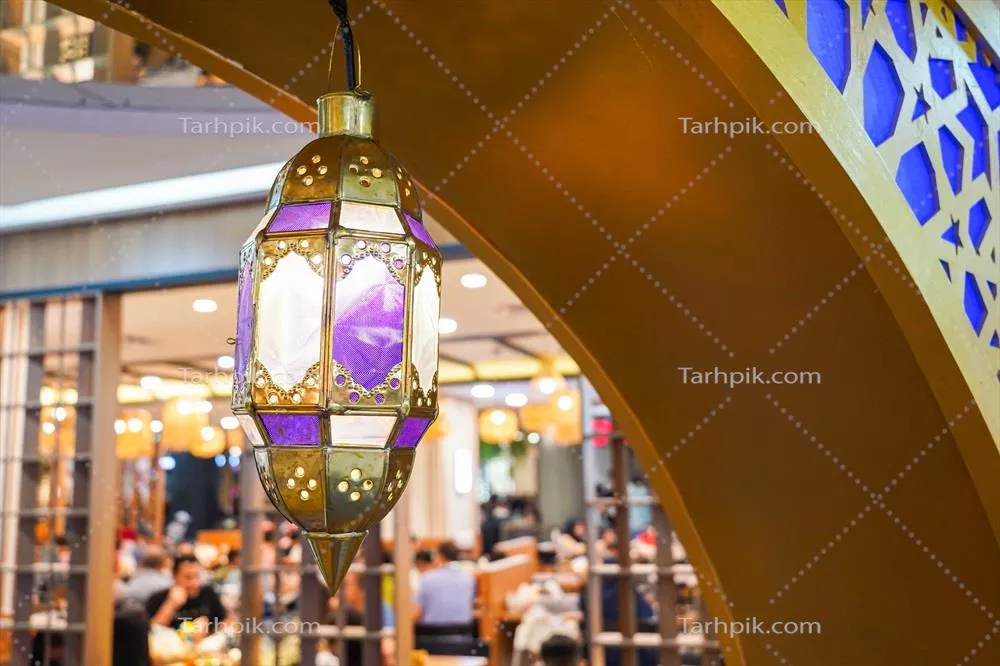 عکس چراغ های عربی زینت بخش جشن رمضان و نمادهای اسلامی