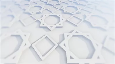 عکس تزئینات اسلامی و الگوهای ایرانی با پس زمینه سفید و زیبا