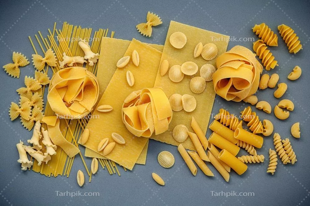 عکس انواع مختلف پاستاهای خشک و خوشمزه برای تهیه غذاهای ایتالیایی