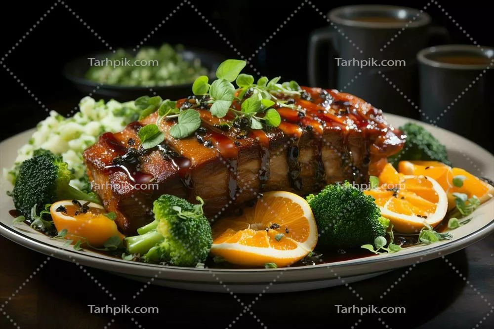 عکس خوراک لذیذ و ترد شکم خوک، تجربه ای شگفت انگیز در رستوران های آسیایی
