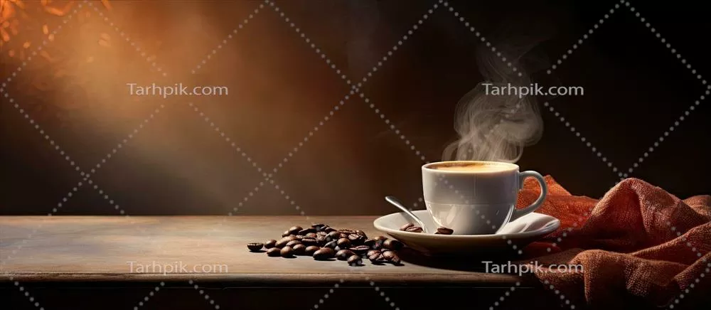 عکس فضای دلنشین و آرامش بخش برای استراحت با قهوه در کافه
