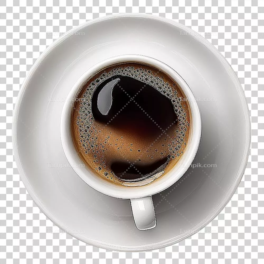 عکس دوربری فنجان قهوه اسپرسو با طراحی زیبا و جذاب برای استفاده در پروژه ها