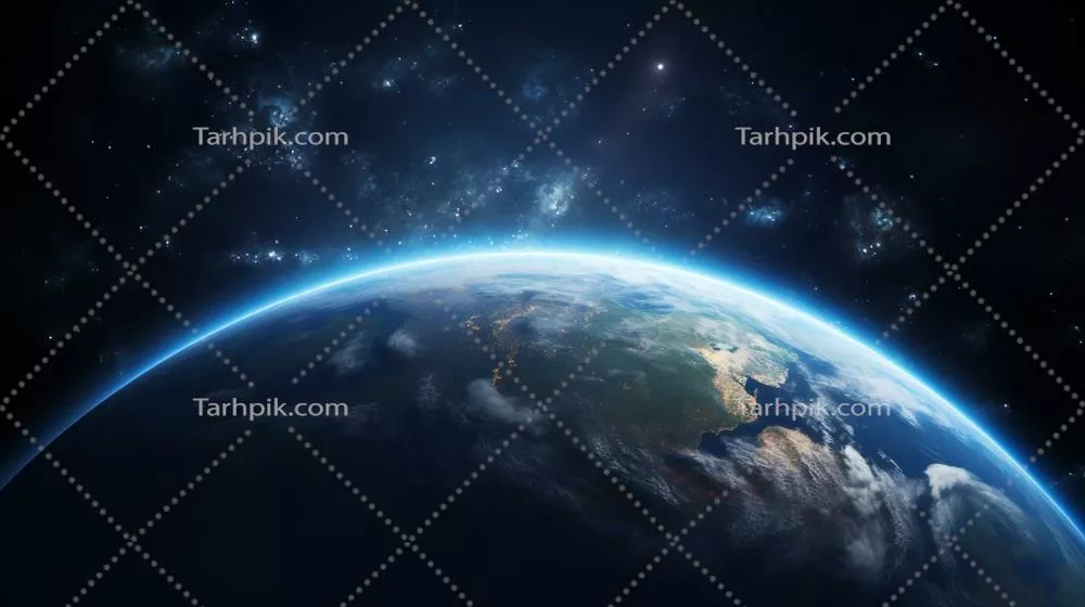 عکس نمایی زیبا از سیاره زمین از فضا با جزئیات خیره کننده