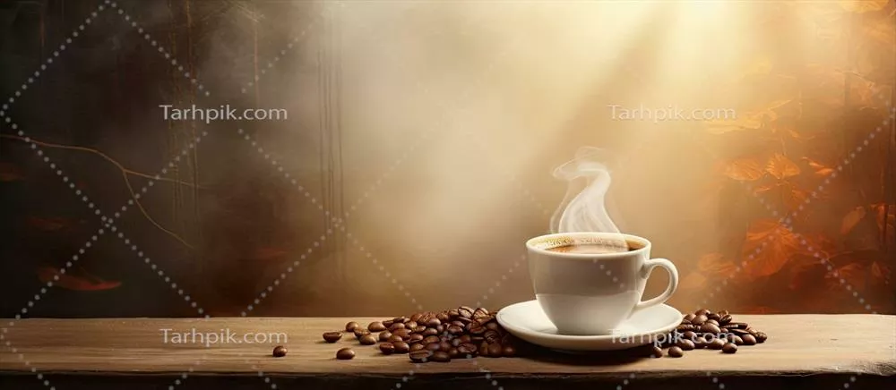 عکس فضای دلنشین و آرامش بخش برای استراحت با قهوه در کافه