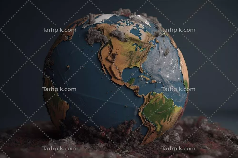 عکس تصویری زیبا از کره زمین و زیبایی های آن در فضا