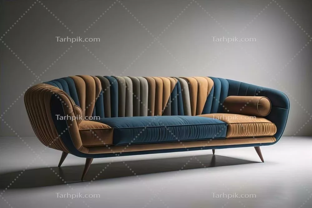 عکس مبل خلاقانه و رنگارنگ با طراحی شیک در دکوراسیون داخلی