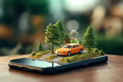 عکس راهنمایی برای موقعیت یابی در سفر با استفاده از فناوری جی پی اس