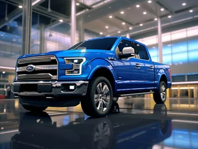 عکس نمایشگاه فورد F-150: تجربه ای نوین در دنیای خودروهای برقی و هوشمند