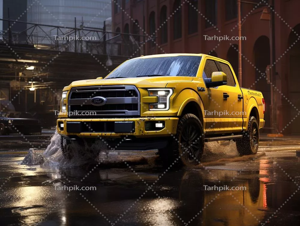 عکس نمایشگاه فورد F-150: تجربه ای نوین با هوش مصنوعی و طراحی خلاقانه