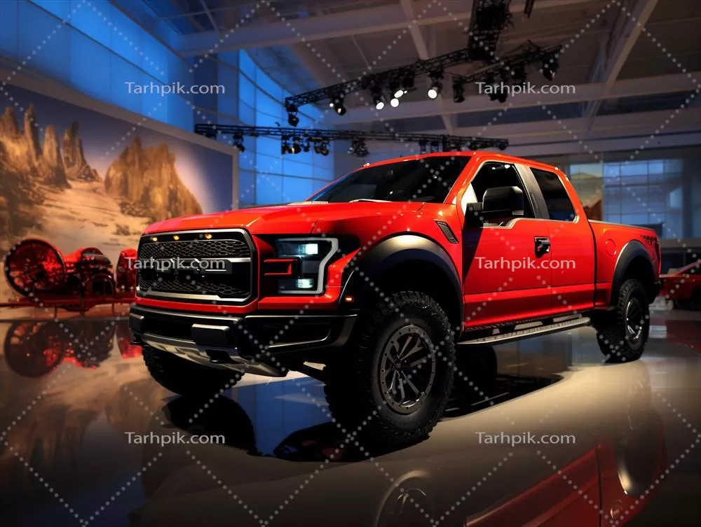 عکس نمایشگاه فورد F-150: تجربه ای نوین در دنیای خودروهای برقی