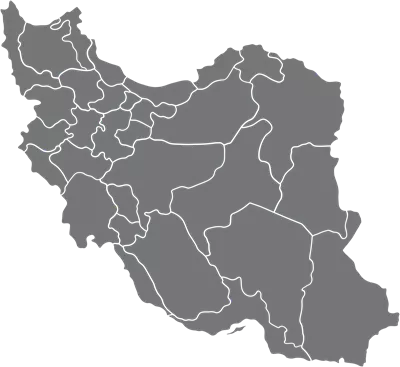 عکس دوربری نقاشی آزاد و بدون حاشیه از نقشه ایران با جزئیات زیبا و جذاب