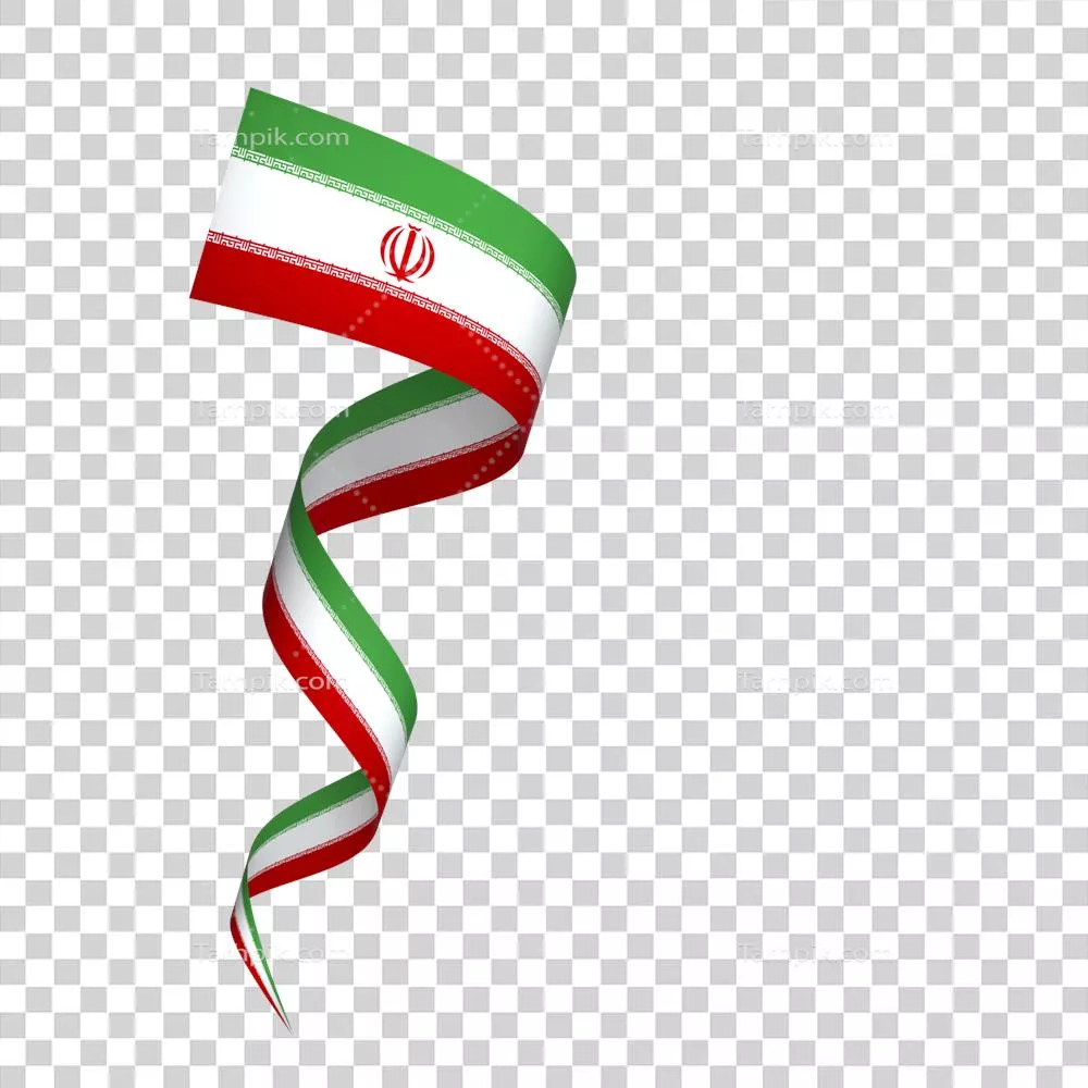 عکس دوربری طراحی المان پرچم ایران برای روز ملی استقلال با ربان زیبا