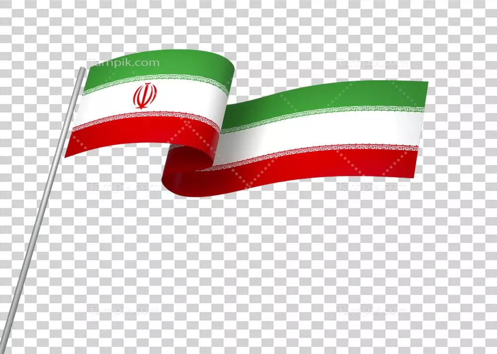 عکس دوربری طراحی المان پرچم ایران برای روز ملی استقلال با ربان زیبا
