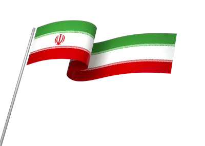 عکس دوربری طراحی المان پرچم ایران برای روز ملی استقلال با ربان زیبا