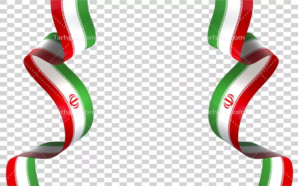 عکس دوربری طراحی المان پرچم ایران برای روز ملی استقلال با ربان زیبا