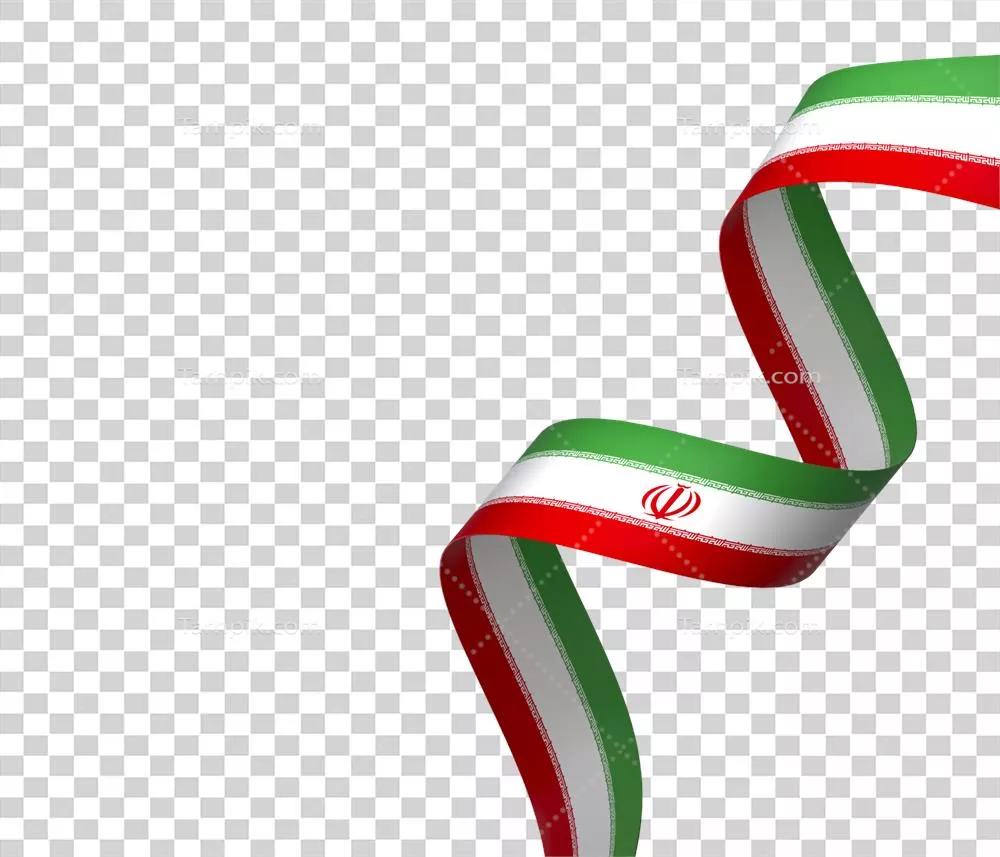 عکس دوربری طراحی المان پرچم ایران برای روز ملی استقلال با ربان زیبا
