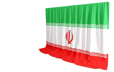 عکس دوربری پرچم ایران در طراحی سه بعدی: نمادی از فرهنگ غنی و تاریخ کشور