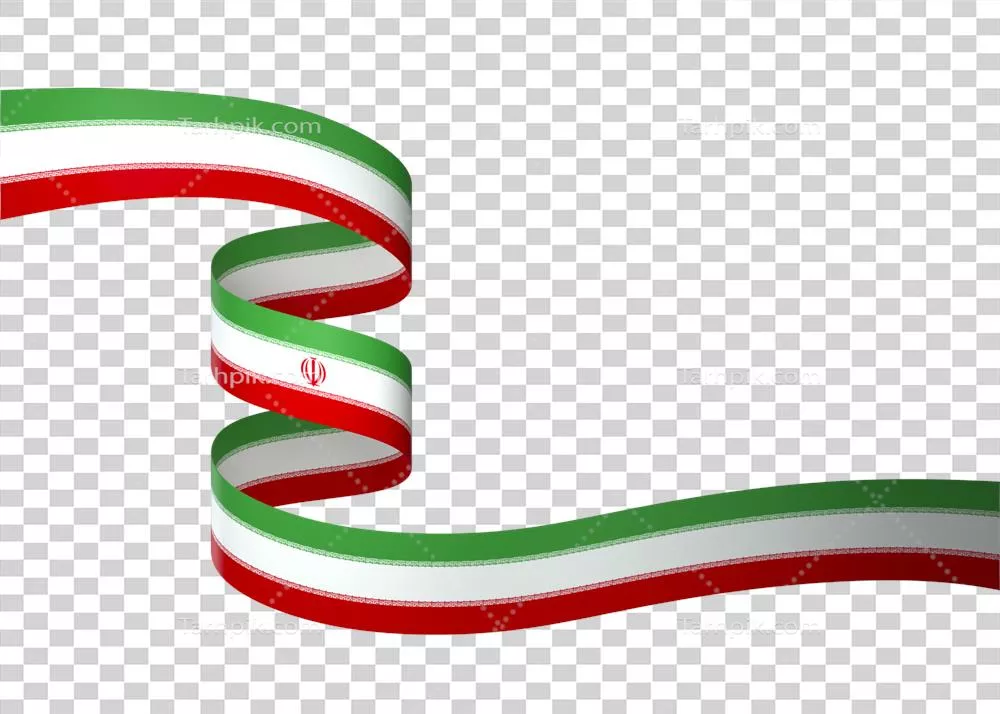 عکس دوربری طراحی المان پرچم ایران برای روز ملی استقلال با ربان زیبا