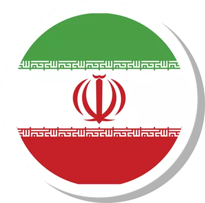 عکس دوربری پرچم ایران در قالب دایره ای: نماد هویت ملی و فرهنگی