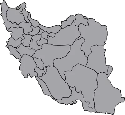 عکس دوربری نقاشی آزاد و بدون حاشیه از نقشه ایران با جزئیات زیبا و جذاب