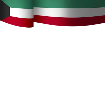 عکس دوربری طراحی المان پرچم کویت برای روز ملی استقلال با ربان زیبا