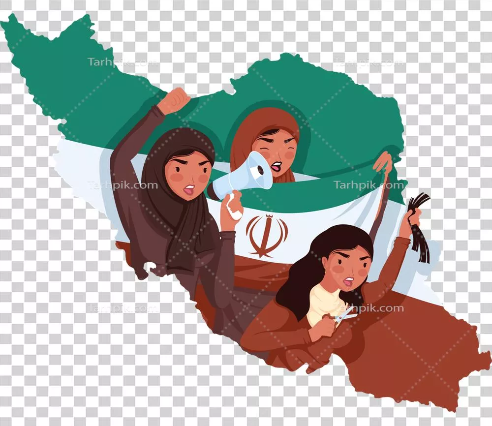 عکس دوربری تظاهرات دختران ایرانی: صدای جوانان در برابر نابرابری ها