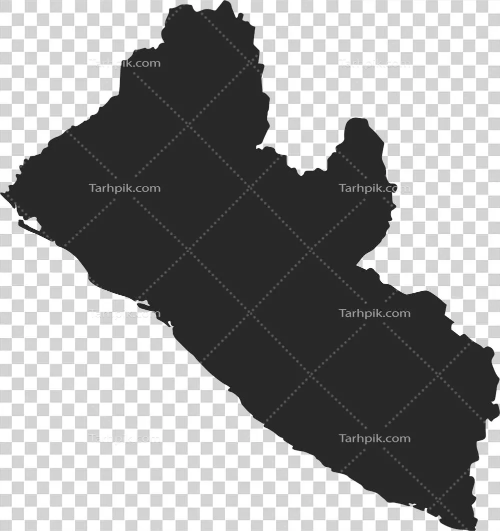 عکس دوربری نقشه کشور لیبریا: بررسی جغرافیایی و فرهنگی این سرزمین آفریقایی