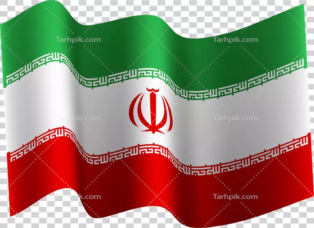 عکس دوربری پرچم ایران در حال اهتزاز: نماد هویت و فرهنگ ایرانیان