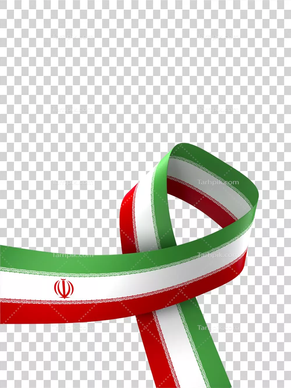 عکس دوربری طراحی المان پرچم ایران برای روز ملی استقلال با ربان زیبا