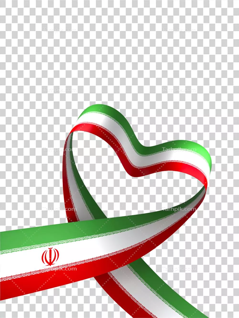 عکس دوربری طراحی المان پرچم ایران برای روز ملی استقلال با ربان زیبا