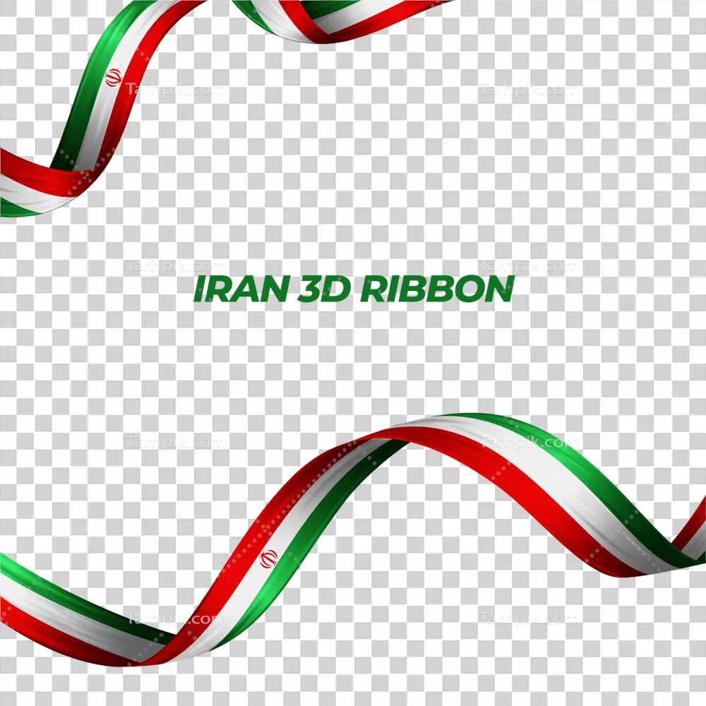 عکس دوربری رنگین کمان با پرچم ایران: نمادی از وحدت و زیبایی ملی