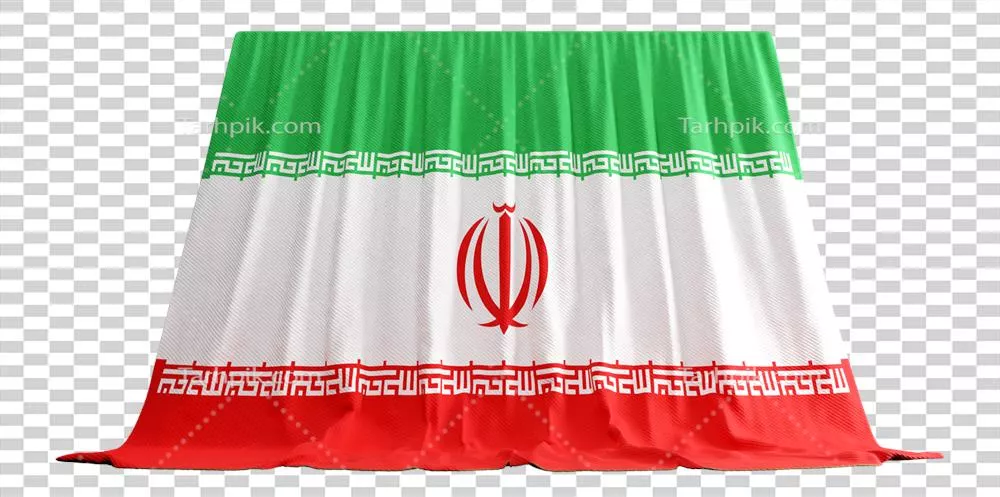 عکس دوربری پرچم ایران در طراحی سه بعدی: نمادی از فرهنگ غنی و تاریخ کشور