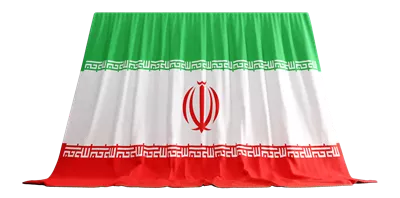 عکس دوربری پرچم ایران در طراحی سه بعدی: نمادی از فرهنگ غنی و تاریخ کشور