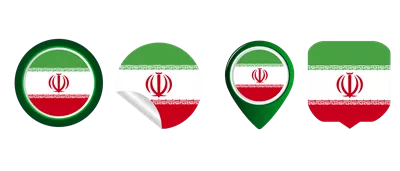 عکس دوربری پرچم ایران: نماد هویت ملی و فرهنگی کشور با طراحی مسطح و زیبا
