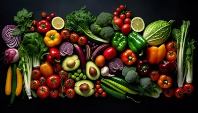 عکس سبزیجات تازه و ارگانیک: وعده ای سالم و رنگارنگ برای تغذیه بهتر