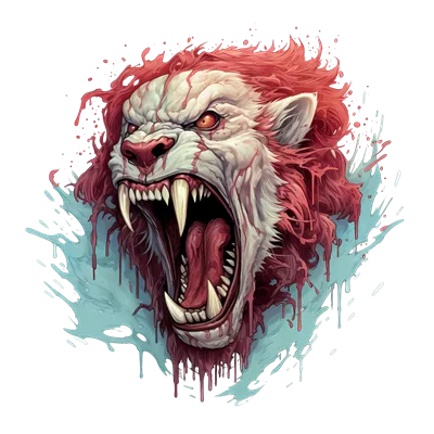 عکس دوربری تصاویر هنری از سر شیر با طراحی خلاقانه برای استفاده در محصولات مختلف