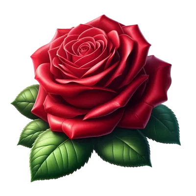عکس دوربری گل سرخ طبیعی با طراحی هوش مصنوعی: زیبایی و ظرافت در یک تصویر