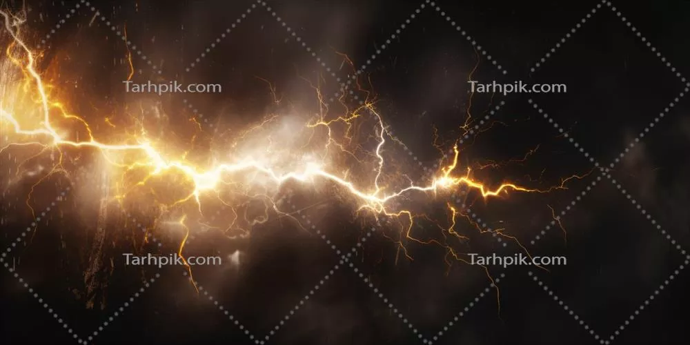 عکس پس زمینه ای خیره کننده از انرژی و رعد و برق با طراحی هوش مصنوعی