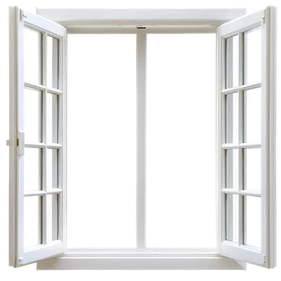 عکس دوربری پنجره ای با نمای زیبا و شفاف برای ایجاد حس آرامش و طبیعت