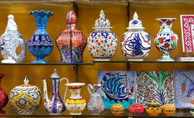 عکس سفال های ترک در استانبول: هنری با قدمت و زیبایی بی نظیر