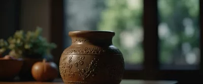 عکس گلدان های سفالی کوچک سنتی کره ای برای تزئینات منزل