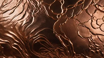 عکس متن یا طراحی با پس زمینه ای از سطح مسی برس خورده و انتزاعی