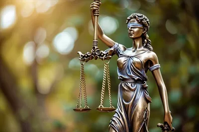 عکس مفاهیم حقوق بشر و عدالت: ترازوی وکیل در دنیای مدرن