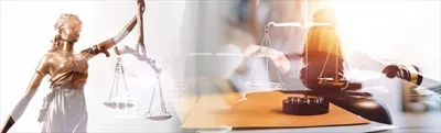 عکس مشاوره حقوقی و تجاری: بررسی قراردادها و ترازوی عدالت در دفتر وکالت