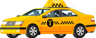 عکس دوربری تصویری از یک تاکسی زرد رنگ با طراحی مدرن و جذاب