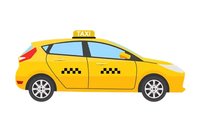 عکس دوربری تصویری از تاکسی زرد رنگ با طراحی جذاب و مدرن