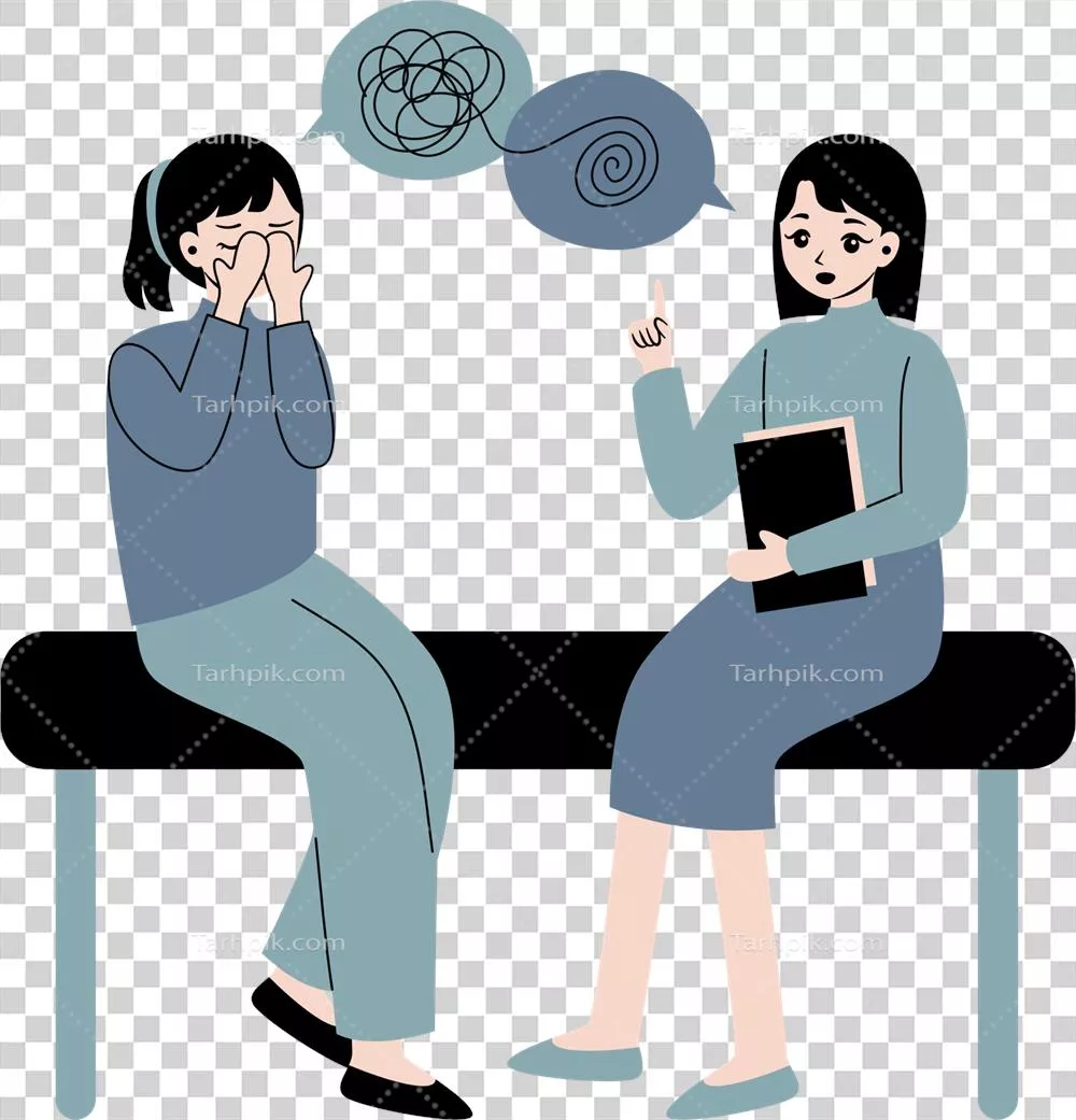 عکس دوربری تصویری از مشاوره و راهنمایی افراد در محیطی دوستانه و آرام